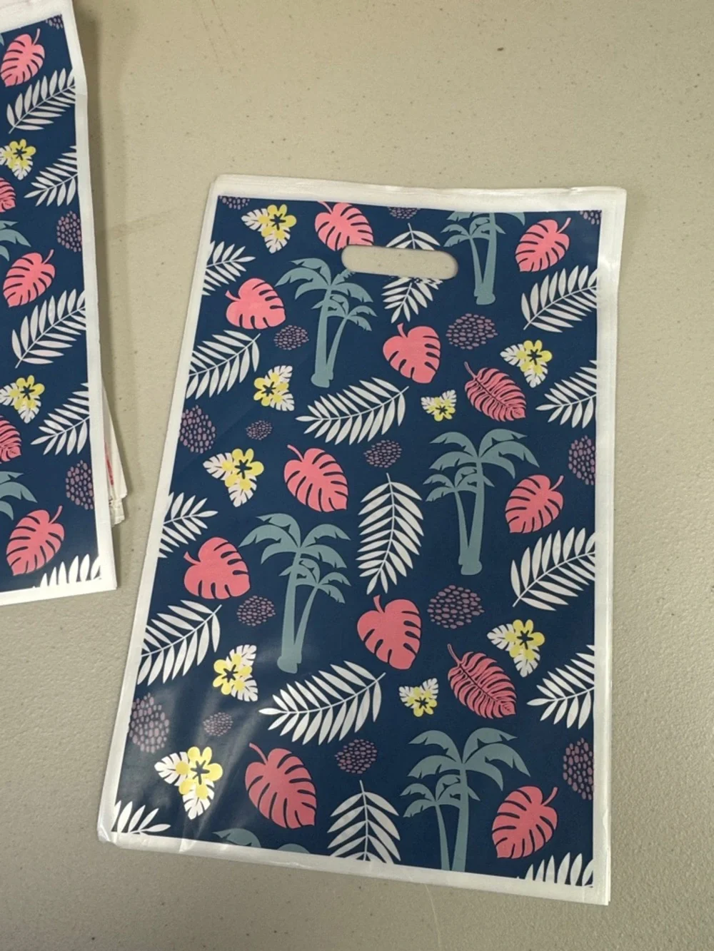 120 count Luau Tropical Floral Party Favor Bags - Navy, Pink, Red, Light Blue